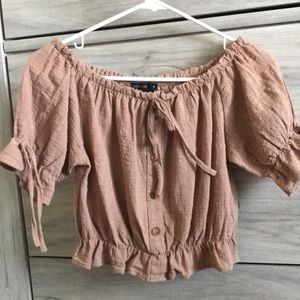 Cotton -On Pink Puffy Shirt